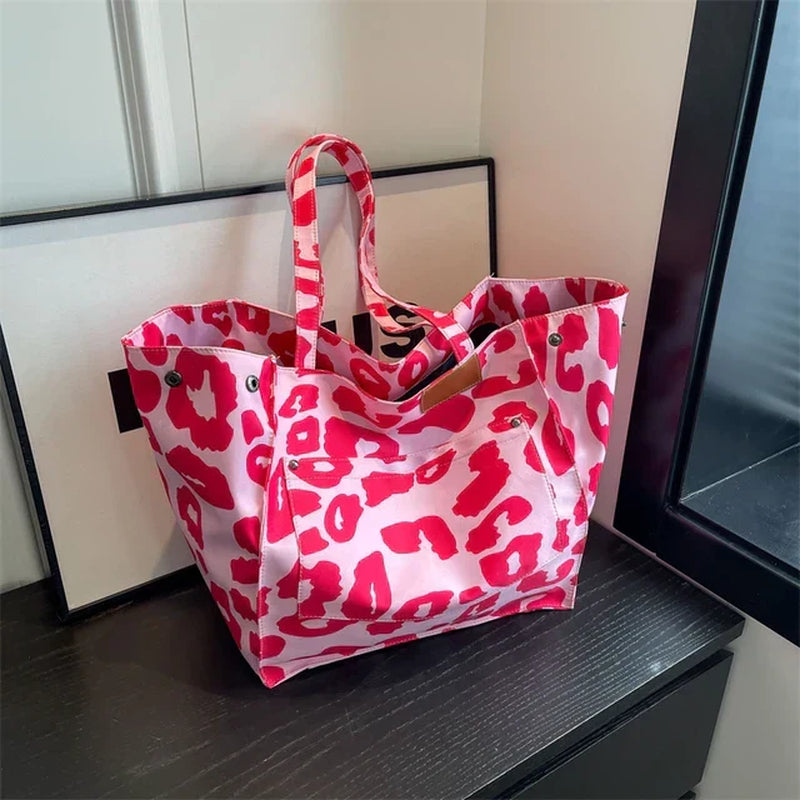 Sac Fourre-Tout Pour Femmes Oversize - Spacieux Sac Quotidien Panthère